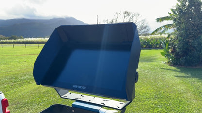 18.5" Marine Mirror Screen Sun Shade - Dark Tide, Vision1 Marine Screen Sun Shade