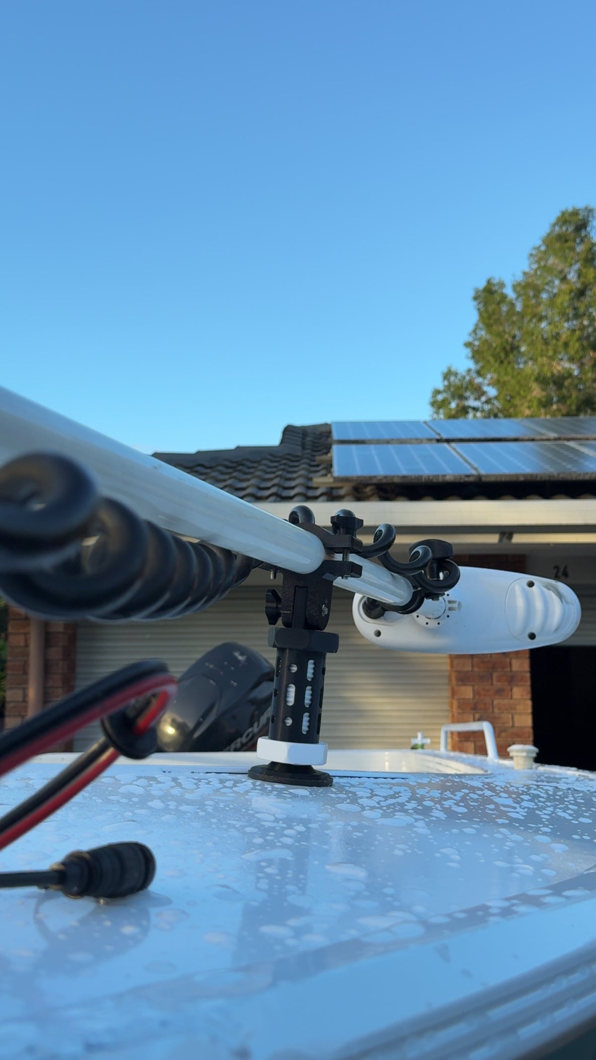 Adjustable Electric Motor Shaft Support