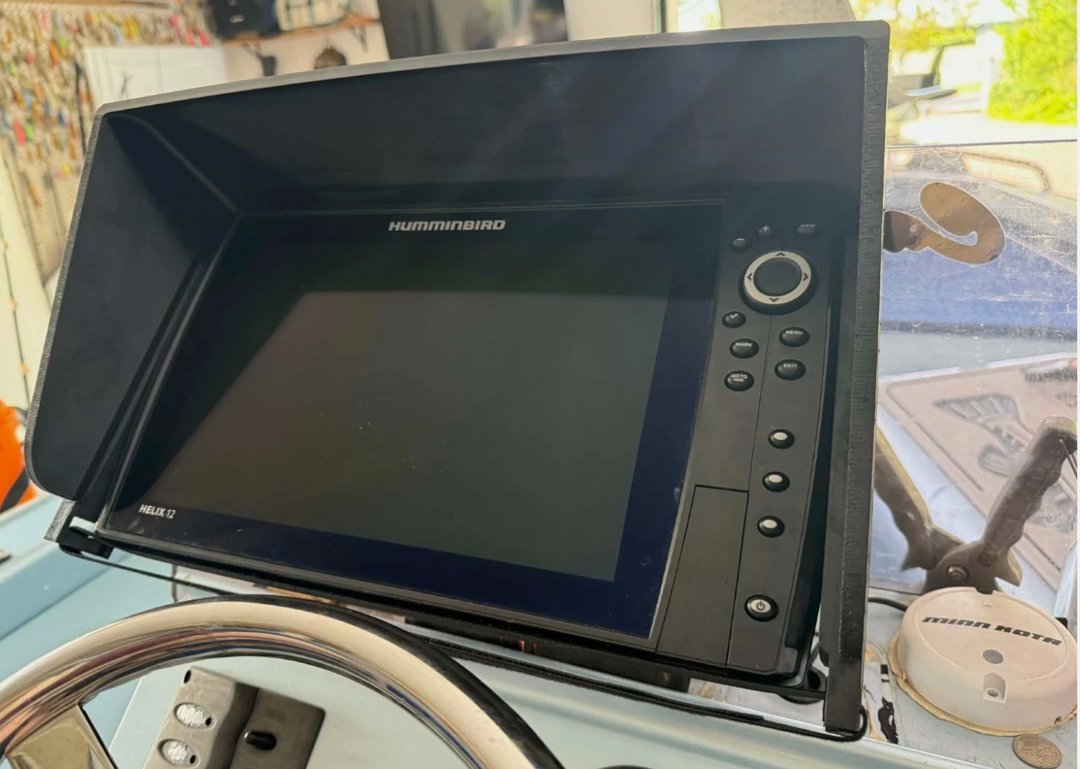 Humminbird Helix 12 g3n/g4n Sun shade